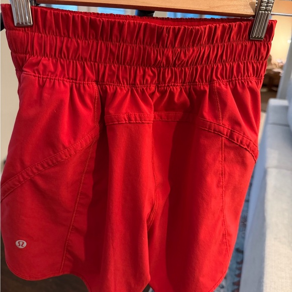 Lulemon | Track That Mid-Rise Lined Short 5" | Dark Red - Picture 4 of 8